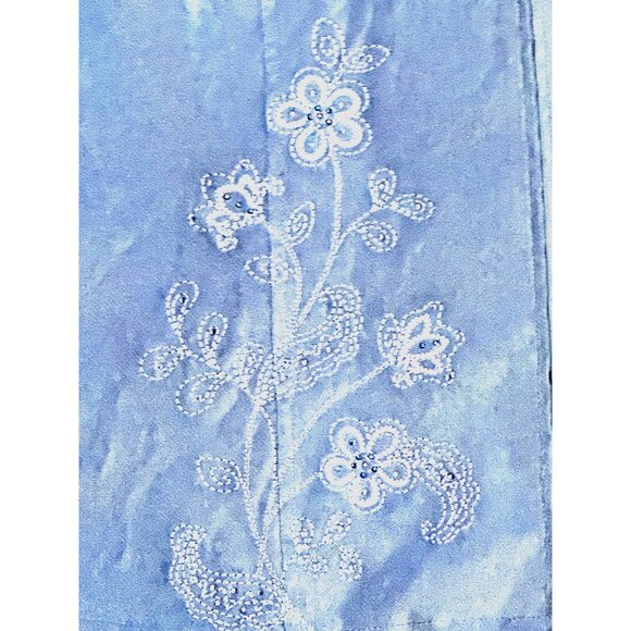 Alfred Dunner Sz 14 Floral Embroidered Classic Layering Essential Zip Jacket - Picture 9 of 14